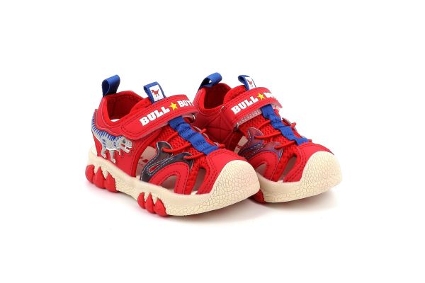 Children's Closed Pedal for Bull Boys T-Rex Boy with Color Light Red DNCL5050-RS01