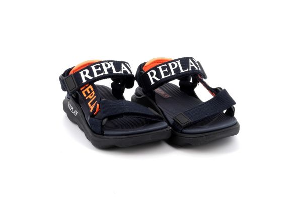 Παιδικό Πέδιλο για Αγόρι Replay Χρώματος Μπλε GBT54.000.C0001T-3452