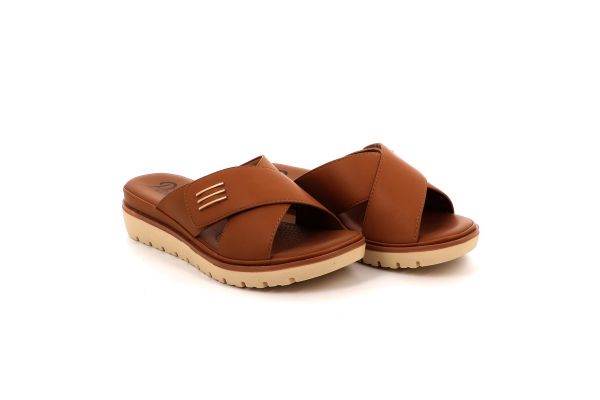 Γυναικεία Comfort Παντόφλα Parex Χρώματος Καφέ 10131000.KM