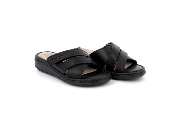 Γυναικεία Comfort Παντόφλα Parex Χρώματος Μαύρο 12131023.B