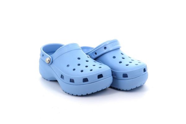 Women's Shampoo Crocs Classic Platform Pearl Clog Color Anatometic Blue 211231-4 NS