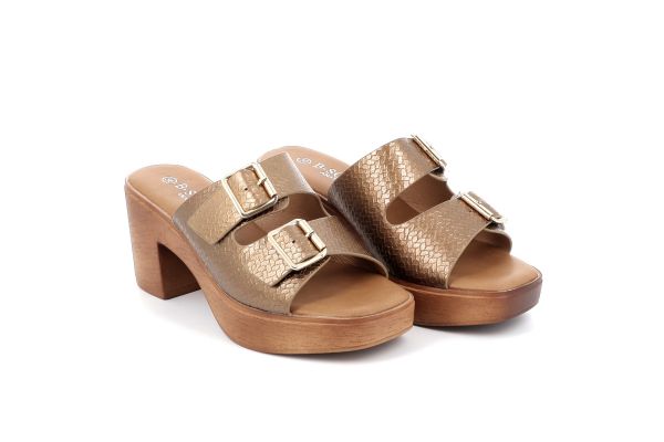 Female Mule B-Soft Color Gold 2367-81
