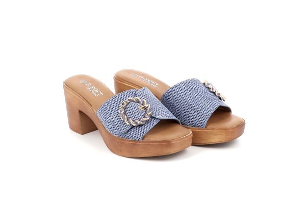 Female Mule B-Soft Color Blue 2367-87
