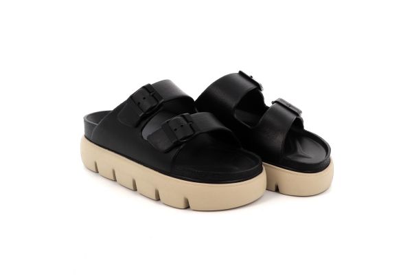 Γυναικείο Mule Ateneo Χρώματος Μαύρο 24-0104.B