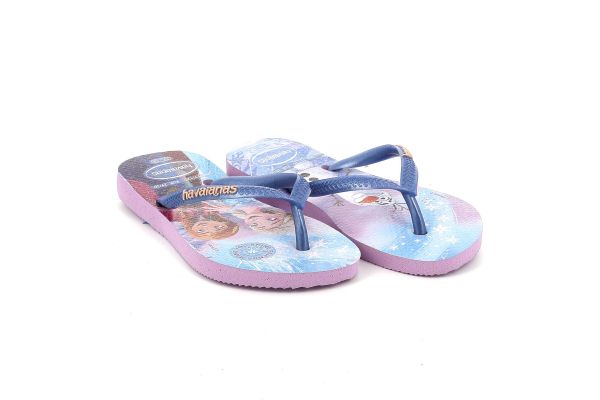 Παιδική Σαγιονάρα για Κορίτσι Havaianas Kids Disney Princess Slim Χρώματος Μωβ 4123328-0397