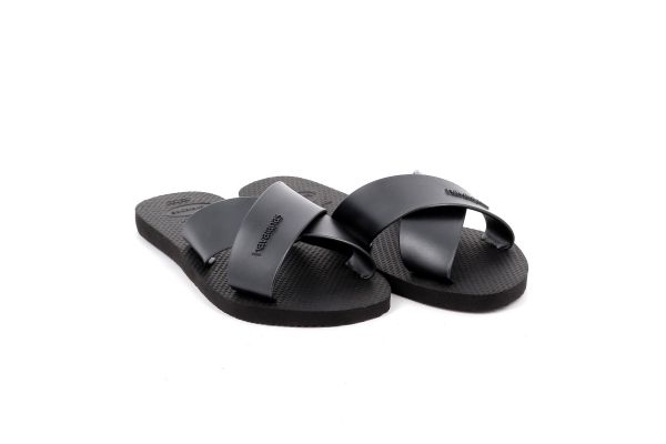 Γυναικεία Σαγιονάρα Havaianas Aqua Χρώματος Μαύρο 4148866-0090