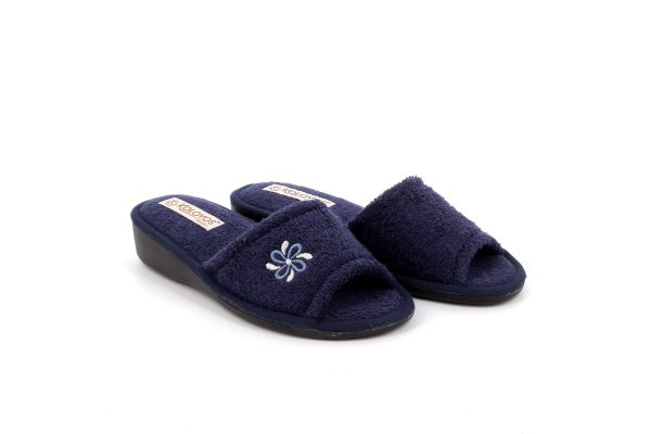 Γυναικεία Πετσετέ Παντόφλα Kolovos Χρώματος Μπλε 101.BLUE