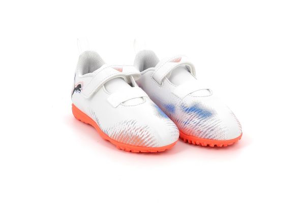 Ποδοσφαιρικό Παπούτσι για Αγόρι Puma Future 8 Play V TT Jr Χρώματος Λευκό 108628-01
