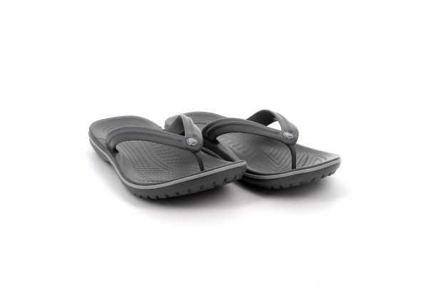 Σαγιονάρα Crocs Crocband Flip Ανατομική Χρώματος Γκρι 11033-0EX