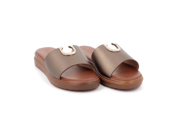 Γυναικείο Mule B-Soft Χρώματος Μπρονζε 4054