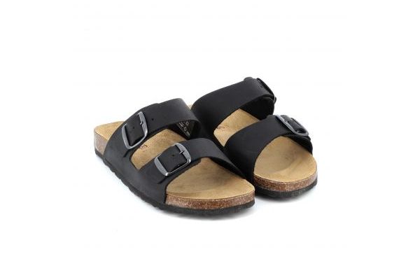 Ανδρική Παντόφλα Natur A.B. Ανατομική Χρώματος Μαύρο 580-25004-19.1