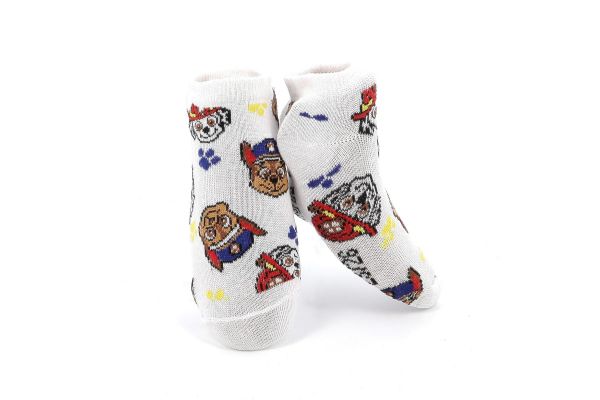 Παιδικές Κάλτσες για Αγόρι Childrenland Nickelodeon Paw Patrol Χρώματος Λεύκο Pawpatrol