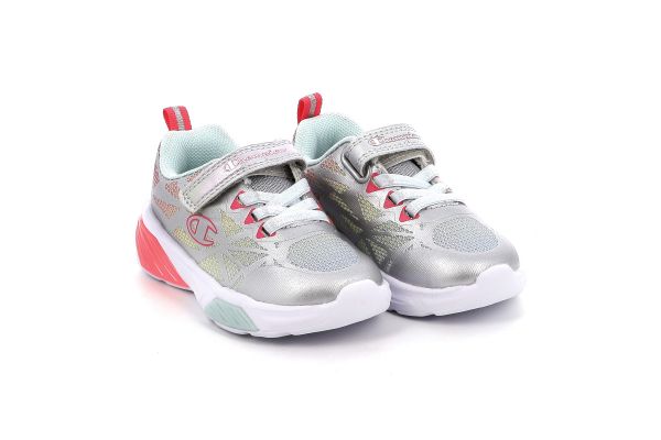 Παιδικό Αθλητικό Παπούτσι για Κορίτσι Champion Χρώματος Ασημί S33235-EM009