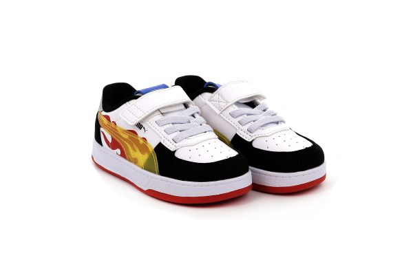 Παιδικό Αθλητικό Παπούτσι για Αγόρι Puma Caven 2.0 Hot Wheels AC+Inf Χρώματος Λευκό 401406-01