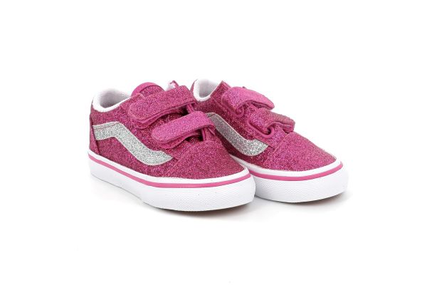 Παιδικό Χαμηλό Casual για Κορίτσι Vans Old Skool V Χρώματος Φούξια VN000CTGYLZ1