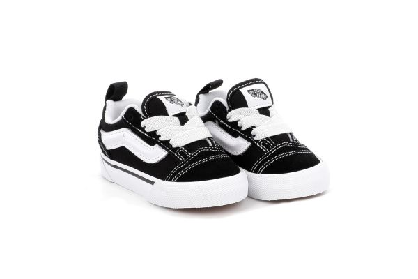 Παιδικό Χαμηλό Casual Vans Knu Skool Elastic Lace Χρώματος Μαύρο VN000D0K6BT1