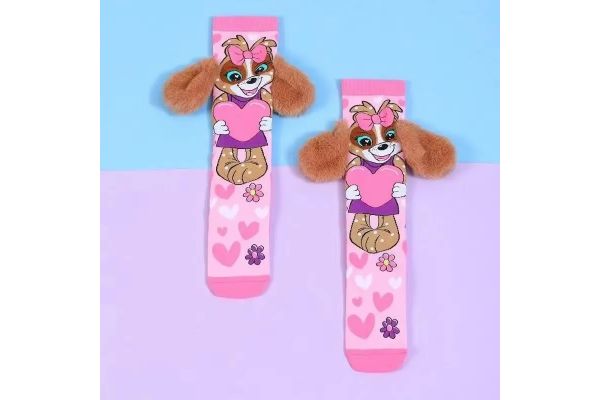 Παιδικές Κάλτσες για Κορίτσι Childrenland Χρώματος Πολύχρωμο DOG-HEART