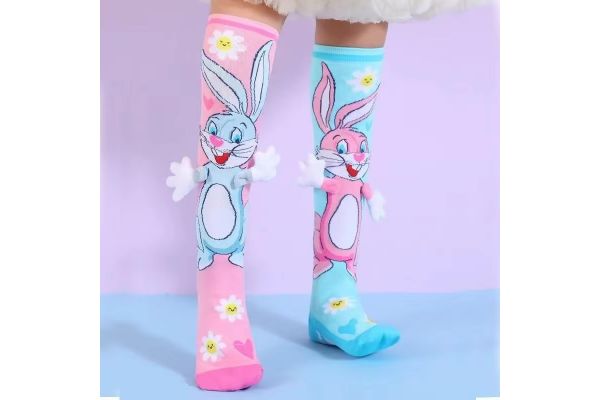 Παιδικές Κάλτσες για Κορίτσι Childrenland Χρώματος Πολύχρωμο RABBIT