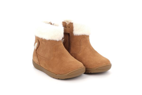 Παιδική Μπότα για Κορίτσι Geox Ανατομικό Χρώματος Καφέ B564PA 00022 C6627