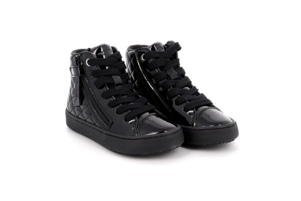 Παιδικό Μποτάκι για Κορίτσι Geox Ανατομικό Χρώματος Μαύρο J944GD 000HH C9999