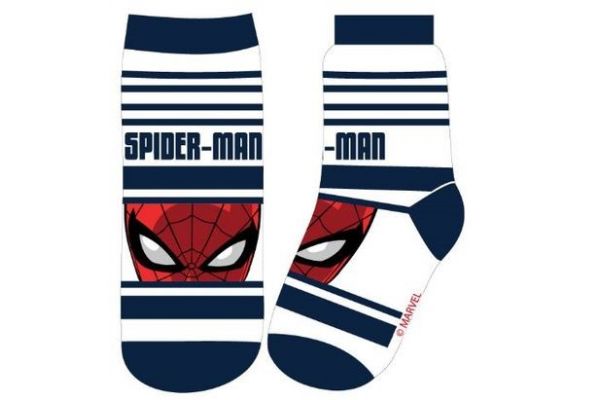 Παιδικές Κάλτσες για Αγόρι Childrenland Χρώματος Λευκό SPIDER-MANDISNEY