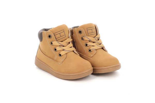 Παιδικό Μποτάκι για Αγόρι Tommy Hilfiger Χρώματος Καφέ T1X5-34087-1269