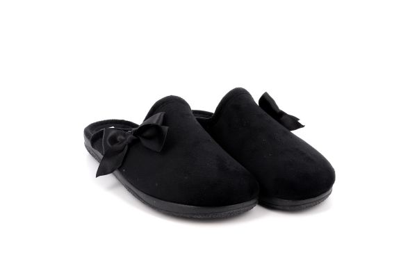 Γυναικεία Παντόφλα Adam's Χρώματος Μαύρο 624-25552-29.1