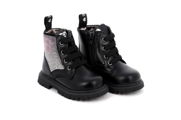 Παιδικό Μποτάκι για Κορίτσι Laura Biagiotti Χρώματος Μαύρο 9752