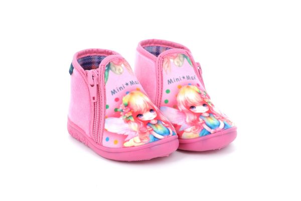 Παιδικό Παντοφλάκι για Κορίτσι Mini Max Ανατομικό Χρώματος Ροζ G-RANIA 5