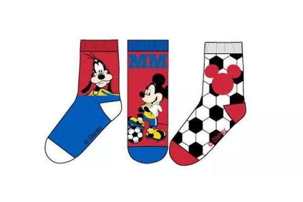 Παιδικές Κάλτσες για Αγόρι Childrenland DISNEY Πολύχρωμες MICKEY-603 3 Ζεύγη