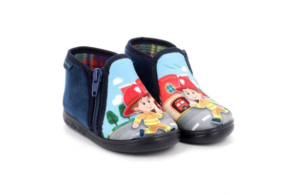 Παιδικό Παντοφλάκι για Αγόρι Mini Max Ανατομικό Χρώματος Μπλε STATION 5