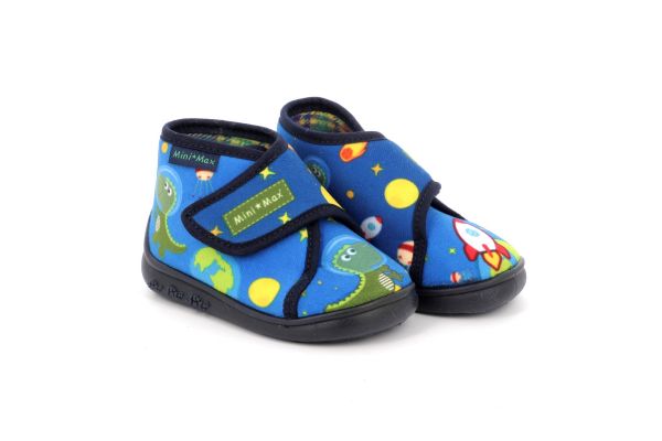 Παιδικό Παντοφλάκι για Αγόρι Mini Max Ανατομικό Χρώματος Μπλε V-ASTOR 5