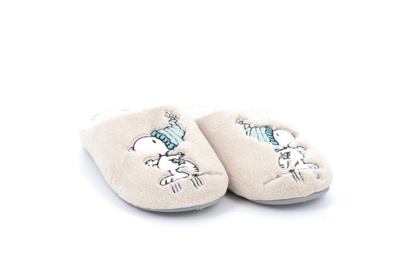 Παντόφλα Parex Peanuts Χρώματος Μπεζ 10132103.E