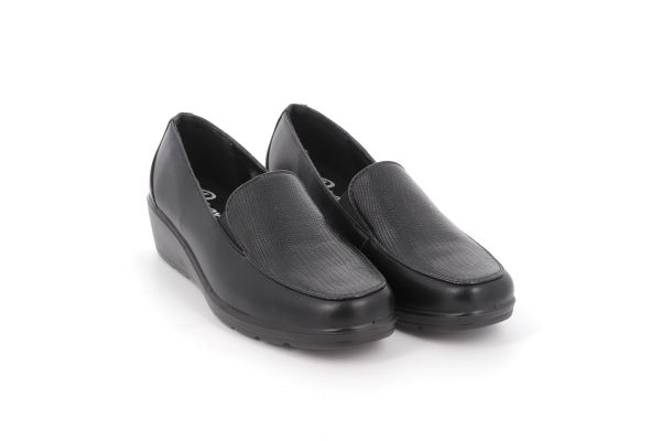 Γυναικείο Μοκασίνι Parex Ανατομικό Χρώματος Μαύρο 12932001.B