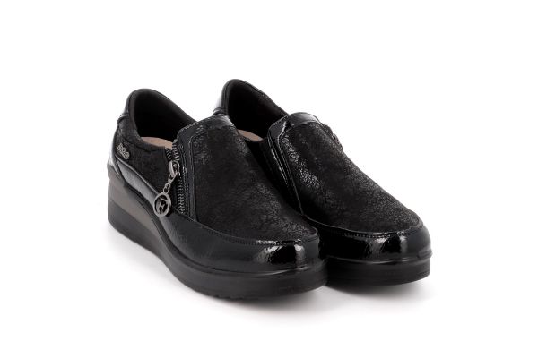 Γυναικείο Μοκασίνι B-Soft Ανατομικό Χρώματος Μαύρο 312-06
