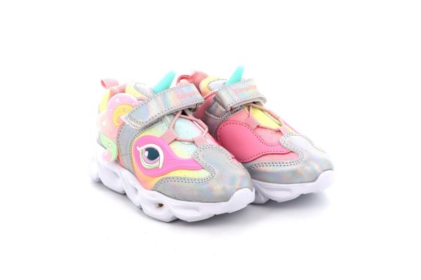 Παιδικό Αθλητικό Παπούτσι για Κορίτσι Conguitos Unicorn με Φωτάκια Χρώματος Πολύχρωμο  COSH248002-P