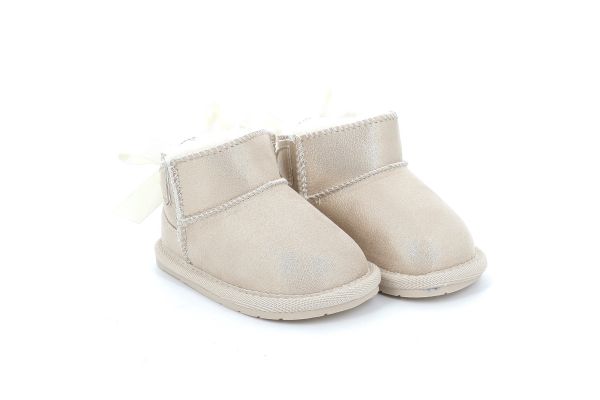 Παιδικό Μποτάκι για Κορίτσι Conguitos TecnoBaby Χρώματος Χρυσό TESH501004-G