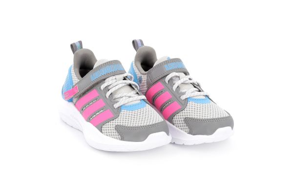 Παιδικό Αθλητικό Παπούτσι για Κορίτσι Adidas Lightorama Rnr El C με On-Off Φωτάκια Χρώματος Γκρι HQ9253