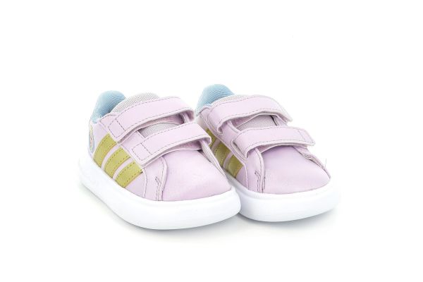 Παιδικό Αθλητικό Παπούτσι για Κορίτσι Adidas Grand Court Elsa I Χρώματος Μωβ JQ4356