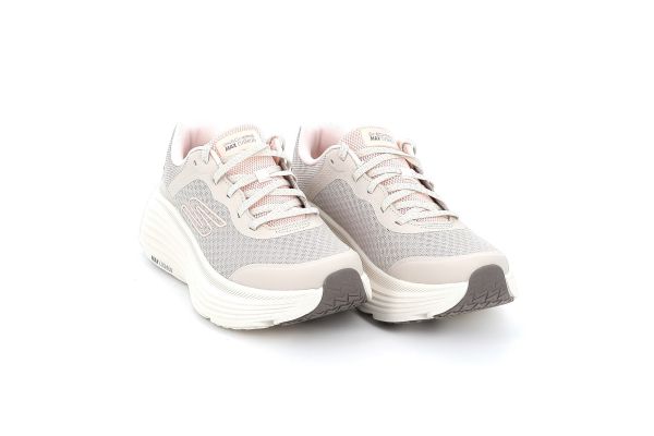 Γυναικείο Αθλητικό Παπούτσι Skechers Max Cushioning Endeavour Χρώματος Μπεζ 129470-NAT