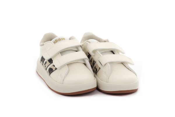 Παιδικό Αθλητικό Παπούτσι για Κορίτσι Adidas Grand Court 3.0 Cf I Χρώματος Μπεζ KJ4831
