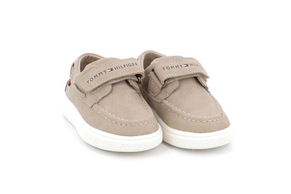 Παιδικό Μοκασίνι για Αγόρι Tommy Hilfiger Χρώματος Μπεζ T1B4-34340-0315500