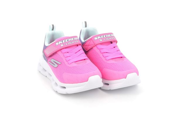 Παιδικό Αθλητικό Παπούτσι για Κορίτσι Skechers Step Lights με Φωτάκια On/Off Χρώματος Ροζ 303730L-PKMT