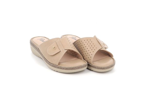 Γυναικεία Comfort Παντόφλα Parex Χρώματος Μπεζ 12133015