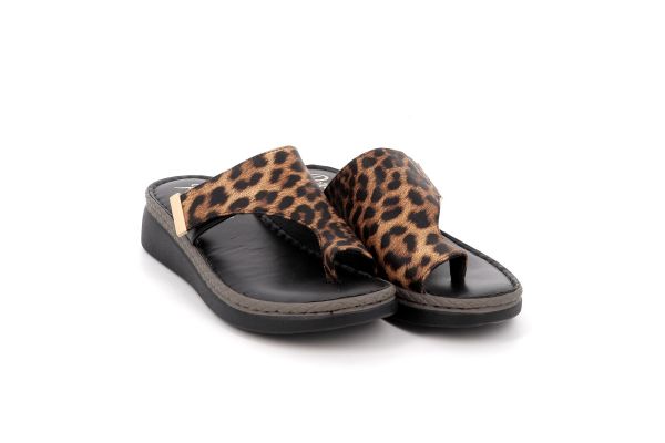 Γυναικεία Παντόφλα Comfort Parex Χρώματος Καφέ-Λεοπάρ 12133034.LE