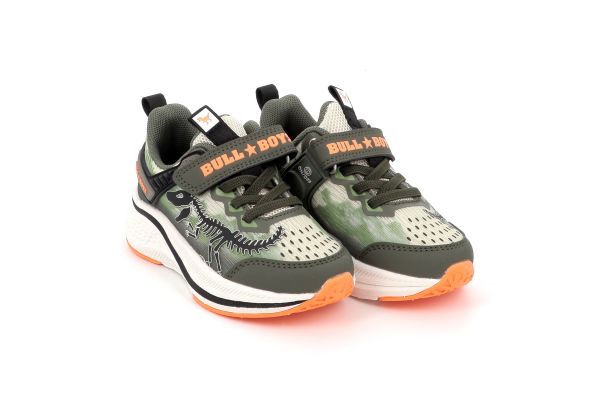 Παιδικό Αθλητικό Παπούτσι για Αγόρι Bull Boys Uragano Rex με Ήχο On/Off Χρώματος Πράσινο DNAR5274B00-VE41