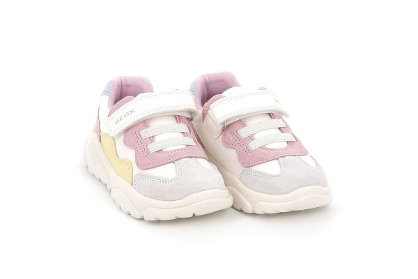 Παιδικό Αθλητικό Παπούτσι για Κορίτσι Geox Ανατομικό Χρώματος Πολύχρωμο B455QB 0FU22 C1138