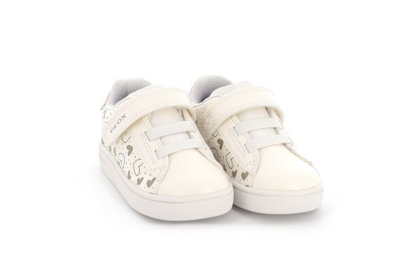 Παιδικό Χαμηλό Casual για Κορίτσι Geox Ανατομικό Χρώματος Λευκό B455MA 0BCKC C1R2L