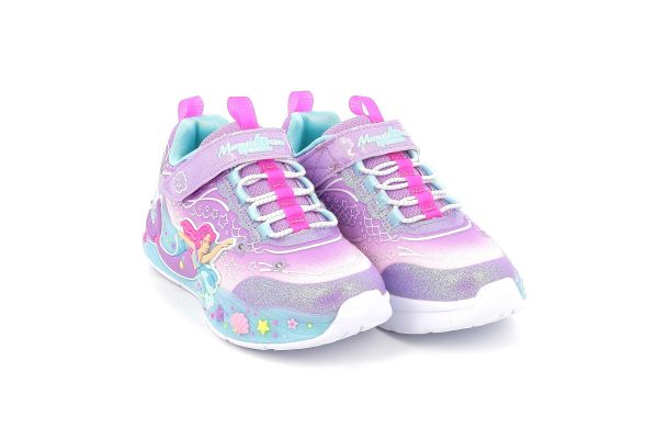 Παιδικό Αθλητικό Παπούτσι για Κορίτσι Skechers Mermaid Dreams με Φωτάκια On/Off Χρώματος Πολύχρωμο 303060L-LVMT