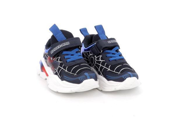 Παιδικό Αθλητικό Παπούτσι για Αγόρι Marvel Spiderman με Φωτάκια Χρώματος Μπλε SP014955